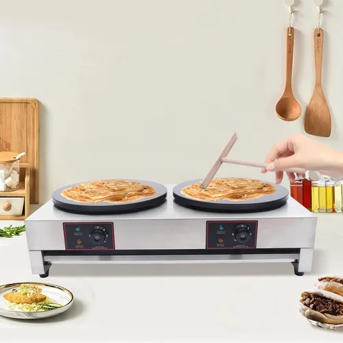 Miniatura 3 de Máquina comercial para hacer crepas, sartén eléctrica antiadherente, máquina para hacer crepas, máquina de plancha, máquina de panqueques
