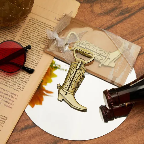 Miniatura 6 de Hortsun 36 juegos de abrebotellas para botas de vaquero, para baby shower, regalos para invitados de fiesta, abrebotellas, regalos a granel