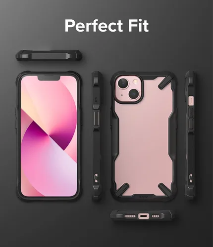 Miniatura 8 de Ringke Fusion-X - Funda compatible con iPhone 13, parte trasera dura transparente, resistente, a prueba de golpes, avanzada funda protectora