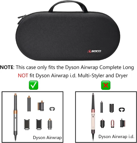 Miniatura 4 de RLSOCO Estuche Rígido para Dyson Airwrap Complete Long/Complete Styler HS08 HS05 HS01, NO para Dyson Airwrap i.d. - Se ajusta a 4 piezas de barriles