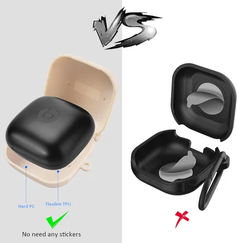 Miniatura 5 de AIRSPO Compatible con Powerbeats Pro - Funda para auriculares inalámbricos, TPU militar, carcasa protectora de cuerpo completo para Powerbeats Pro