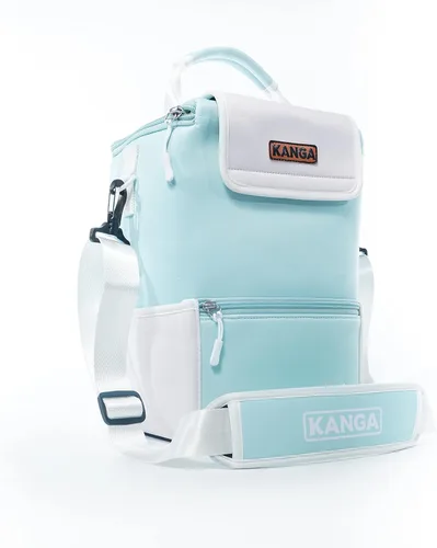 Bolsa enfriadora aislada Kanga - Bolsa enfriadora suave - Enfriador de bebidas para 6 o 12 latas de cerveza y seltzer - Enfriador aislado a prueba