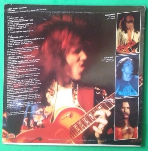 Miniatura 2 de TRIUMPH Rock & Roll Machine LP Vinyl & Cover VG+ 1978 AFL1 2982 Compilation