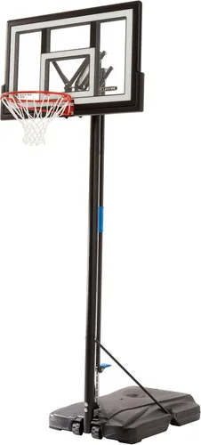 Lifetime Aro de baloncesto portátil ajustable, tablero trasero de 50 pulgadas, ajuste de pie de altura de 8-10 pies