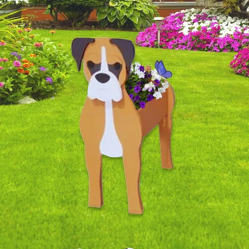 Miniatura 39 de Maceta de Perro English Springer Spaniel, Macetas de Plantas, Bonita Maceta de Jardín para Perros, Macetas de Perro Regalos de Cumpleaños