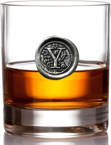 Miniatura 27 de English Pewter Company - Vaso de whisky de 11 onzas con inicial de monograma, regalos únicos para hombres, regalos personalizados con tu elección