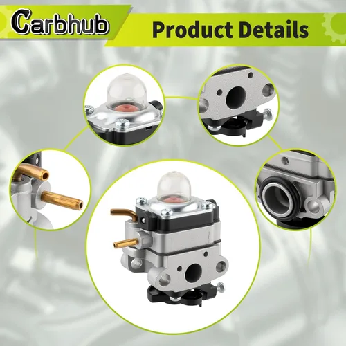 Miniatura 6 de Carbhub TBP6160 TB4BP TB4BPEC 753-05676A Carburador para Troy-Bilt TB4BP (41AR4BPG966) TBP6160 TB4BPEC Soplador de Mochila 753-05676A Carburador