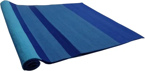 Miniatura 5 de MISZBHA - Alfombras y mantas de yoga de algodón indio, perfectas para yoga restaurativo y meditación, paquete de 1 unidad
