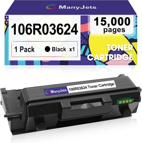 106R03624 106R03622 Cartucho de tóner de alto rendimiento compatible con impresoras Xerox Phaser 3330/WorkCentre 3335/3345 Series (15,000 páginas,