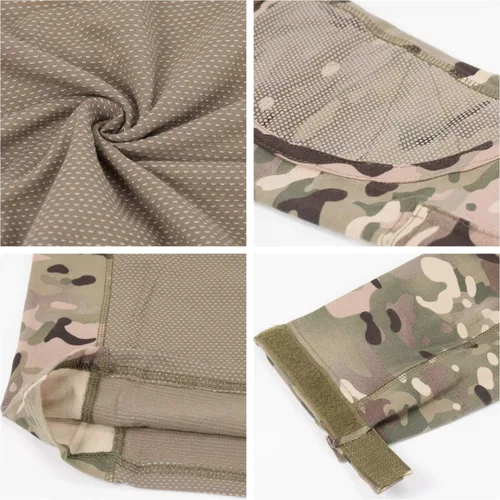 Miniatura 7 de SINAIRSOFT Camisa táctica militar de combate para hombre
