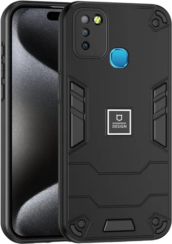 Miniatura 100 de Funda compatible con Huawei Y9 Prime (2019), compatible con Huawei Y9 Prime (2019) 4G STK-L21 2 en 1 [PC duro + TPU], funda de teléfono azul