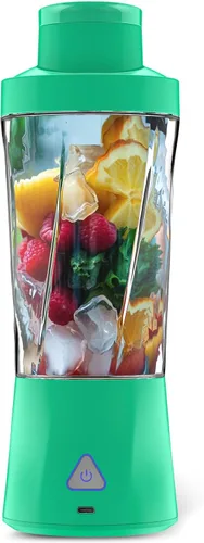 Miniatura 11 de Portable Blender, 360W Personal Blender for Shakes and Smoothies for Kitchen, 24 Oz BPA Free Traveling Juicer Cup and Lid with 6 Blades, Self