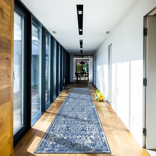 Miniatura 87 de Vaukki - Alfombra de pasillo, suave y peluda, alfombra antideslizante lavable, para lavandería, cocina, granja, baño, entrada y dormitorio