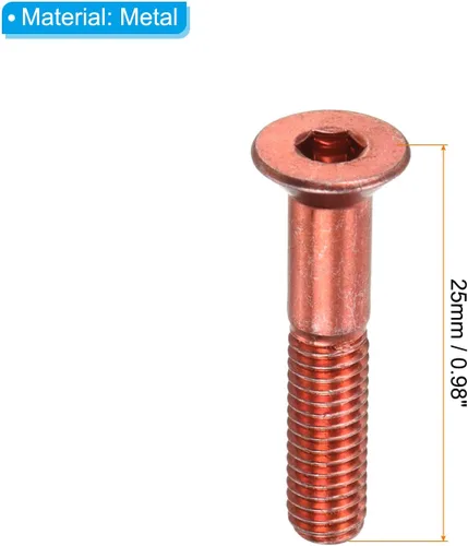 Miniatura 2 de PATIKIL Kit de herramientas para patineta, tornillos de montaje de 1 pulgada, tornillos de cabeza hexagonal, juego de tuercas con llave