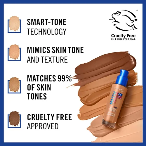 Miniatura 5 de Rimmel Base Match Perfection Spf20 200 Beige suave