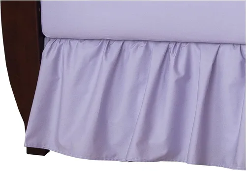 Miniatura 22 de Falda de cama con volantes (individual, color azul aguamarina) de 18 pulgadas de caída con volantes, con plataforma, 100% algodón de 800 hilos