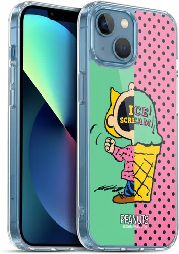Miniatura 155 de Head Case Designs Funda de gel con licencia oficial de Peanuts Snoopy & Woodstock Halfs and Laughs [protección de grado militar] compatible