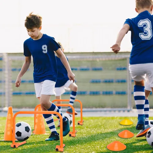 Miniatura 6 de Hikeen Agility Speed Training Hurdles, Adjustable Agility Training Hurdles for Football, Basketball, Soccer Hurdles Training Equipment Set