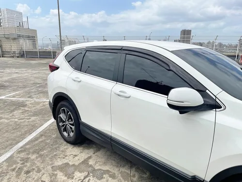 Miniatura 2 de Protectores de lluvia adhesivos 2017-2022 para Honda CR-V Viseras deflectoras de ventana lateral LX EX EX-L Touring 3D onduladas estilo JDM CRV