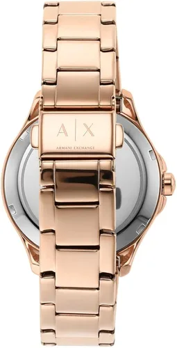 Miniatura 4 de Armani Exchange - Reloj de vestir de acero inoxidable con tres manos para mujer, Oro rosa automático, Reloj automático