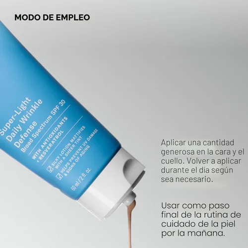 Miniatura 3 de Paula's Choice RESIST SPF 30 Super-Light Daily Wrinkle Defense Mineral Sunscreen for Face, Face Sunscreen, Oily Skin, Matte Tinted Face Moisturizer
