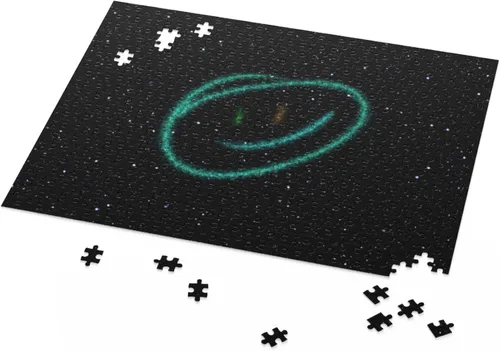 Miniatura 3 de Rompecabezas de 500 piezas con cara sonriente en el espacio