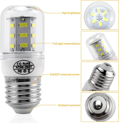Miniatura 3 de 5304511738 KEL3418L Bombilla de Luz LED para Refrigerador 3.5W - Reemplaza KEID34L 4584444, AP6278388, PS12364857 Bombilla Blanca para Refrigerador