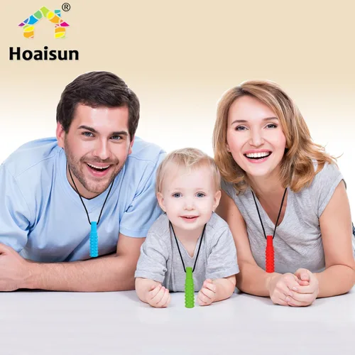 Miniatura 7 de Collares sensoriales masticables para niños y niñas, paquete de 8 collares masticables para niños sensoriales con autismo, TDAH, SPD, mordeduras
