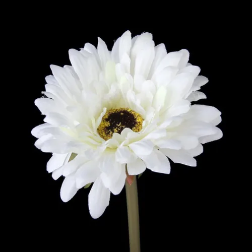 Miniatura 5 de VICASKY 5 piezas de plantas a granel, flores de imitación blancas, decoración de flores, plantas decorativas, flor sintética, gerbera, margarita