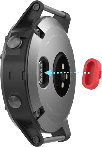 Miniatura 2 de MoKo Tapón antipolvo compatible con Garmin Fenix 8/7/7S/7X/5/5S/5X/6/6S/6X/6 Pro/6S Pro/6X Pro/Forerunner 935/Vivoactive 4/Venu, paquete de 10