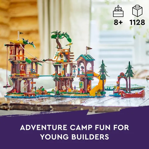 Miniatura 2 de LEGO Friends Adventure Camp Casa del Árbol Juguete de Construcción - Figuras de juguete de simulación y juegos para niñas y niños, a partir de 8
