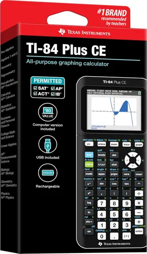 Miniatura 6 de Calculadora gráfica TI84PLSCEBLUBRY de Texas Instruments, Negro