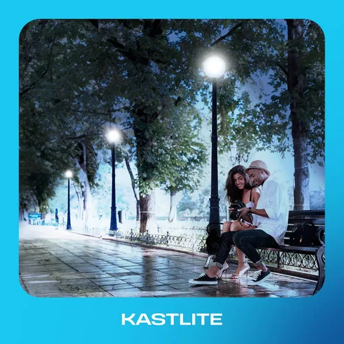 Miniatura 8 de KASTLITE Accesorio de iluminación combinado de poste de lámpara Lente acrílica blanca de 14 pulgadas con clips de ala de ajuste blancos Se