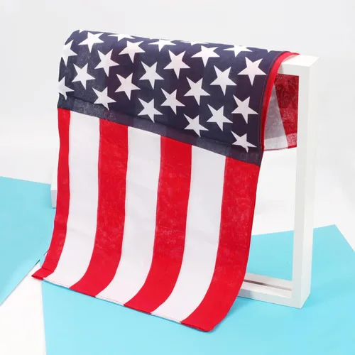 Miniatura 7 de Ardorchid Bandana Diadema de Bandera Americana Roja Blanca y Azul Diademas Patrióticas de EE.UU. para Hombres y Mujeres Bufanda de Cuello y Cara
