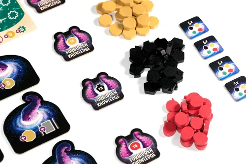 Miniatura 9 de Cosmoctopus - Juego de mesa de construcción de motores, juego de estrategia para reunión de tentáculos, divertido juego familiar para niños