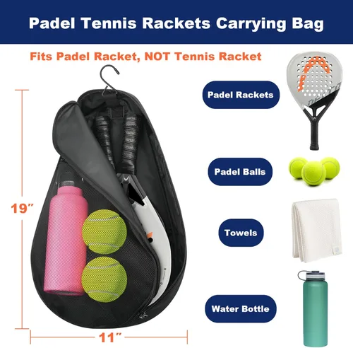 Miniatura 3 de Bolsa para raqueta de pádel Cosmos, mochila tipo mochila para palas de pickleball, bolsa de almacenamiento para raqueta de pádel, bolsa