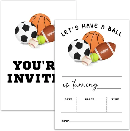 Miniatura 17 de Tarjetas de invitación para fiesta de cumpleaños, invitación de fiesta de cumpleaños arcoíris, celebración de fiesta de niños, 20 tarjetas con 20
