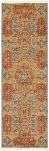 Miniatura 17 de Unique Loom Palace Collection - Alfombra bohemia tradicional, medallón, vintage (2 pies x 3 pies, rectangular, azul claro/bronceado)