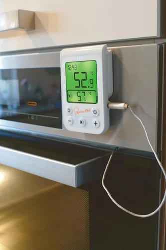 Miniatura 3 de TFA -Dostmann Kitchen Chef - Termómetro para barbacoa con luz de fondo, plástico, blanco, 2.5 x 0.8 x 3.9 in