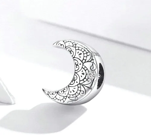 Miniatura 5 de Abalorio de plata de ley 925 con diseño de ojo del diablo con la mano de Fátima para pulsera Pandora