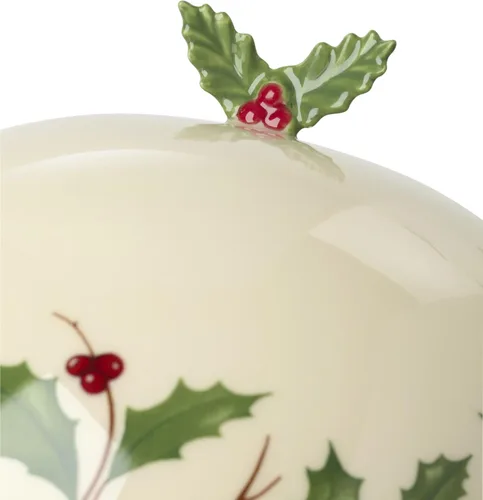 Miniatura 3 de Lenox 898272 Plato Cubierto Navideño, Pequeño, Navidad, Vajilla Festiva para Servir