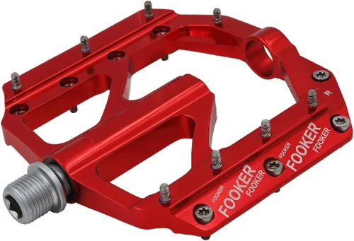 Miniatura 10 de FOOKER Bike Pedals Non-Slip Aluminum Alloy MTB Mountain Bike Pedals 3 Bearing 9/16" for Road BMX MTB Bikes