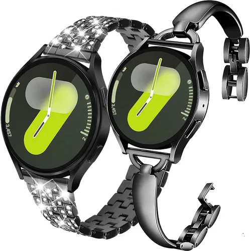 Miniatura 15 de DEALELE Correas compatibles con Samsung Galaxy Watch 7 / FE / 6/6 Classic / 5/5 Pro / 4/4 Classic / 3 de 1.614 in / Huawei GT3 / GT2 de 1.654 in, 1#