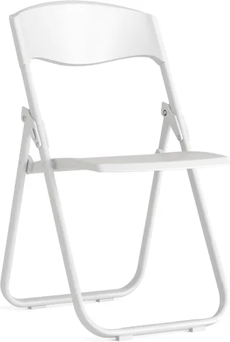 Miniatura 21 de Flash Furniture HERCULES Series - Silla plegable de plástico negro resistente de 500 libras con soportes integrados