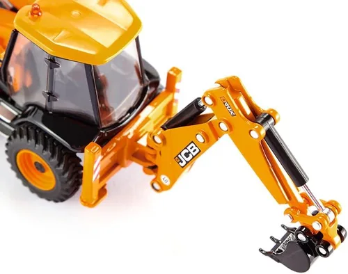 Miniatura 3 de Siku 3558, retroexcavadora JCB 4CX, 1:50, metal/plástico, amarillo, multifuncional, se puede combinar con modelos Siku de la misma escala