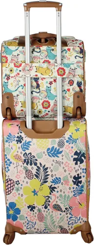 Miniatura 6 de Lily Bloom Designer - Maleta de viaje de 15 pulgadas para viajes cortos fin de semana negocios equipaje ligero maleta de 2 ruedas giratorias bajo