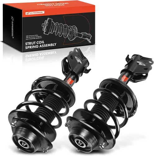 A-Premium Puntales delanteros completos con conjunto de muelles helicoidales compatibles con Subaru Impreza 2011 2012 2013 2014, serie WRX, juego de