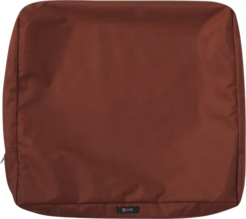 Miniatura 19 de Classic Accessories Ravenna - Funda de cojín de respaldo de patio resistente al agua, 25 x 22 x 4 pulgadas, color espresso