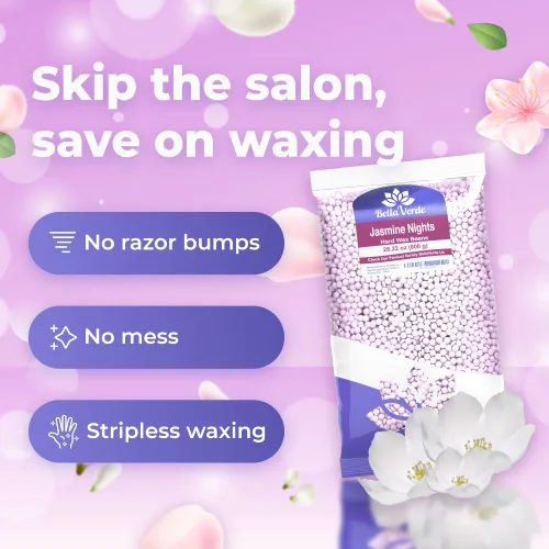 Miniatura 2 de Bella Verde Granos de cera – Perlas de cera dura para mujeres y hombres – Cera caliente para piernas brasileñas del cuerpo, cejas, labios y axilas