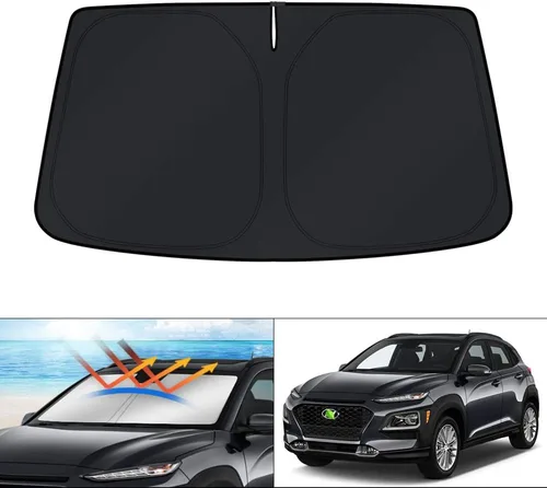 Miniatura 91 de KUST Parasol para parabrisas para Hyundai Tucson 2016-2021 (no para Tucson 2022), accesorios protectores solares de ventana, protector solar
